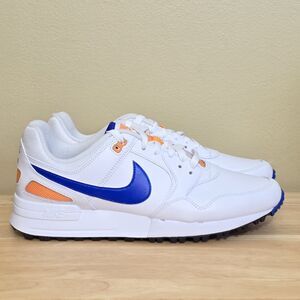 Nike Air Pegasus 89 Golf White Orange Peel Racer Blue HV3866-101 Men's Size 10